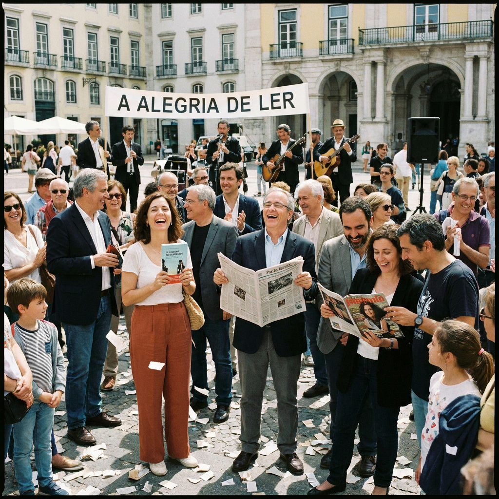 A alegria de ler e compartilhar conhecimento